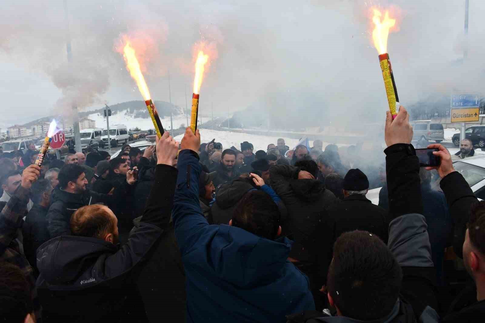 Cumhur İttifakı’nın adayı Yunus Baydar’a coşkulu karşılama
