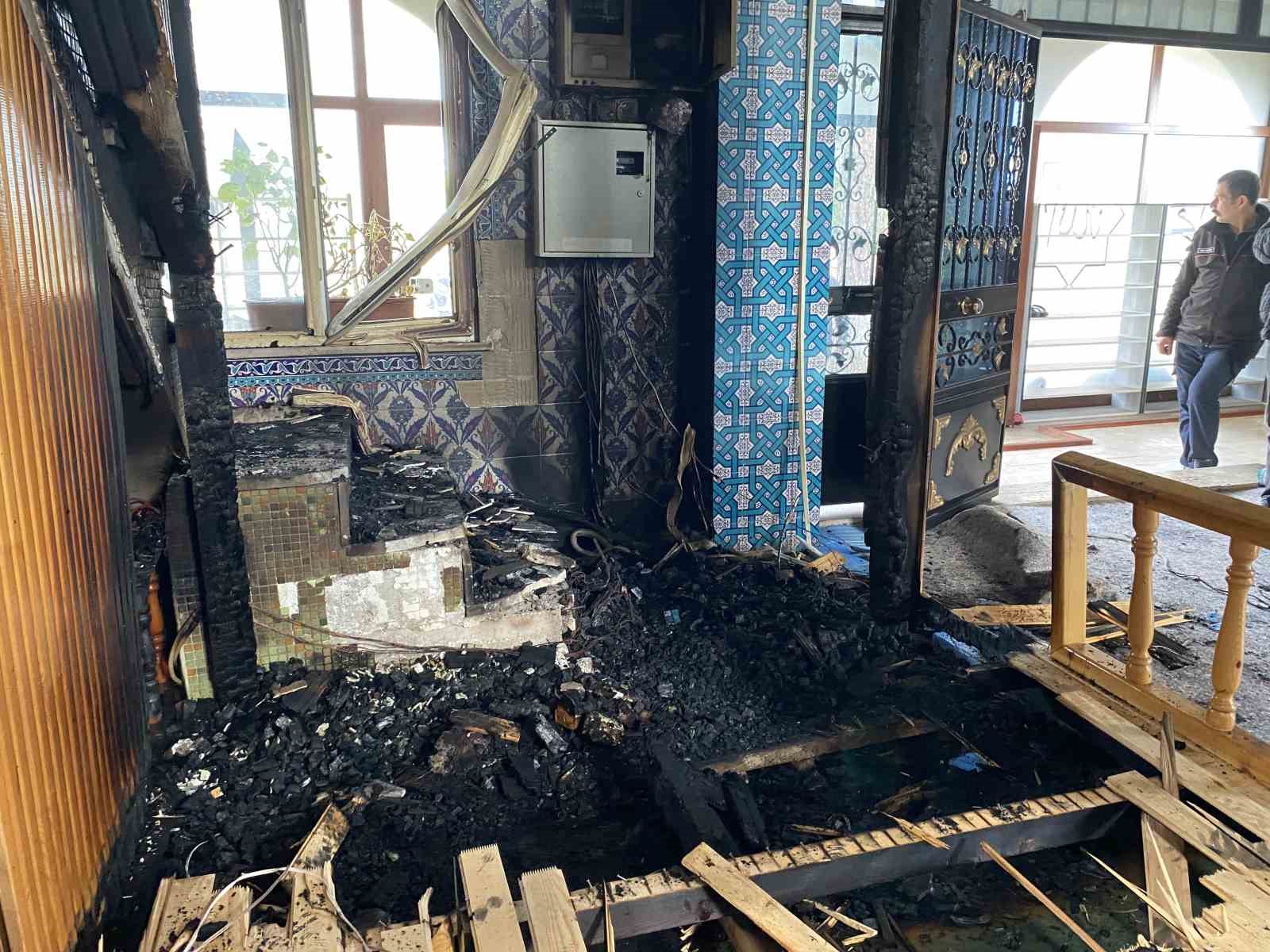 Ordu’da camide yangın