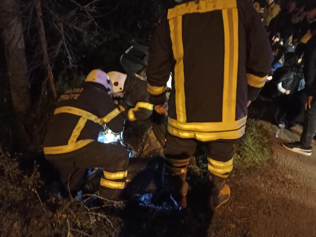 Hatay’da kontrolden çıkan araç bahçeye uçtu: 6 yaralı