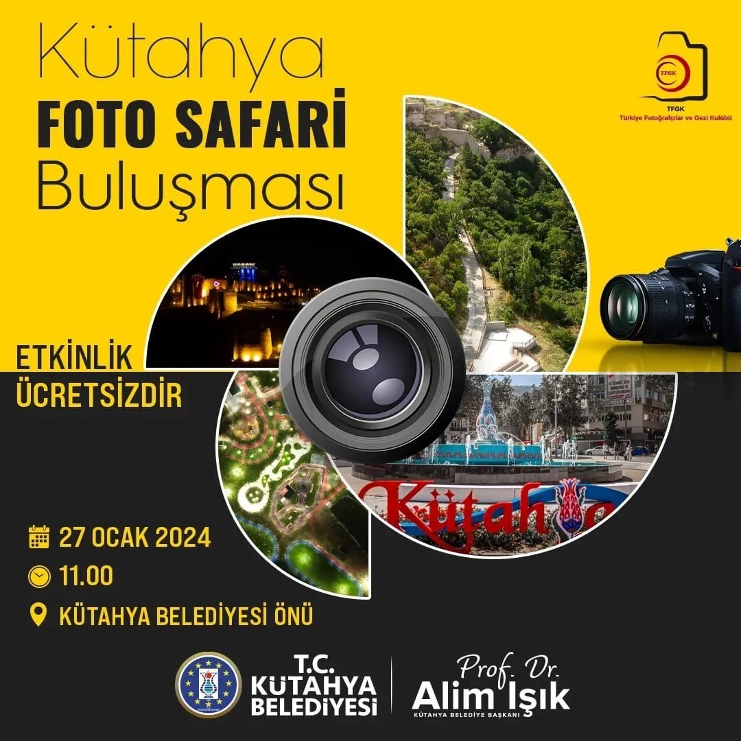 Fotoğraf sanatçısı ve oyuncu Barış Kerim Cesur Kütahya’da