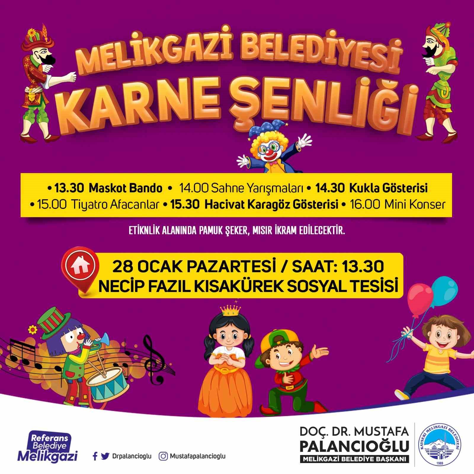 Melikgazi’de Karne Şenliği başlıyor