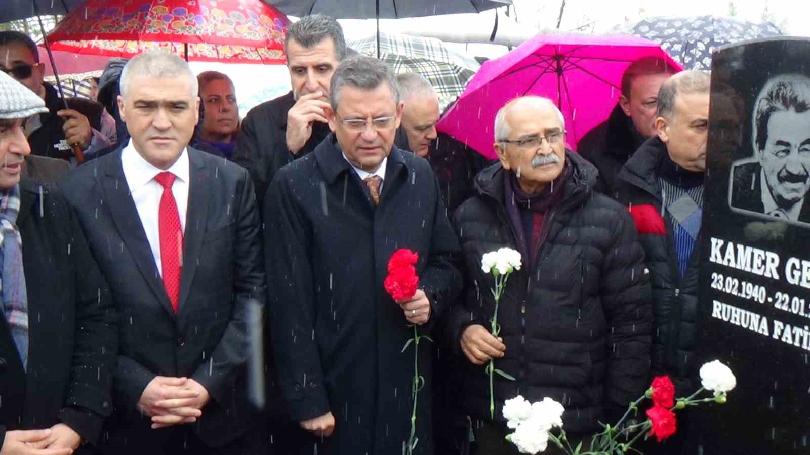 Kamer Genç anmasına katılan CHP Genel Başkanı Özgür Özel: "Kamer Genç’in hikayesi, cumhuriyetin hikayesidir"