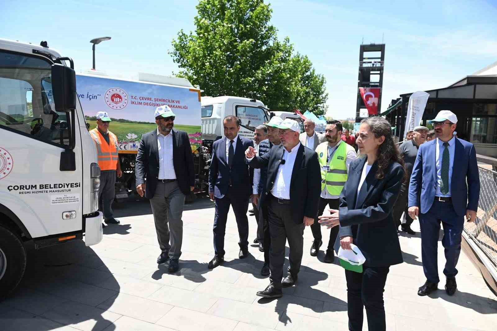 Çorum Belediyesi çevre konusunda yaptığı çalışmalarla Türkiye’ye örnek oluyor
