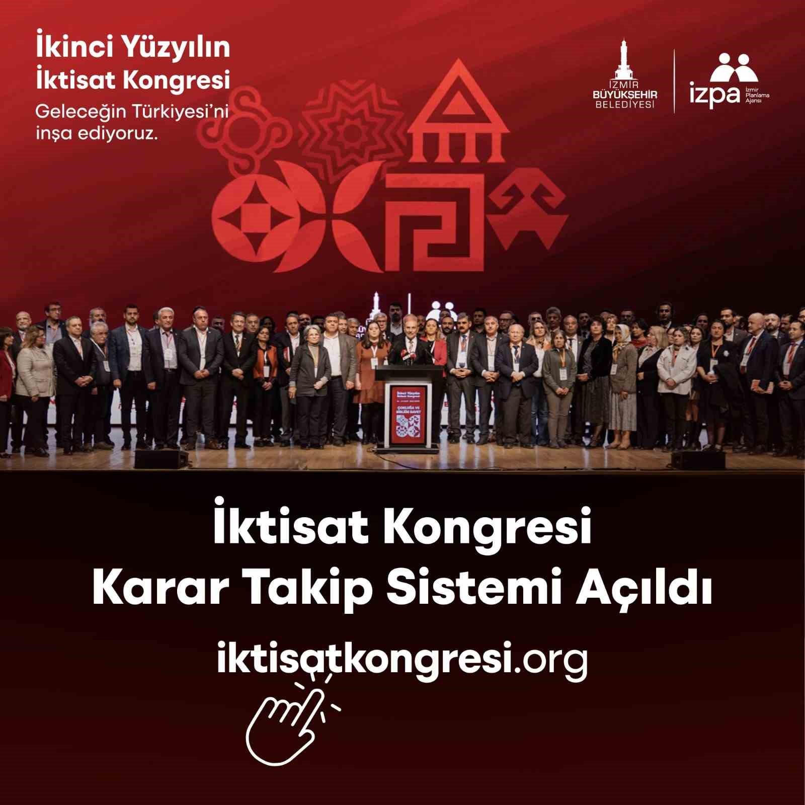 İktisat Kongresi Takip Sistemi yayında
