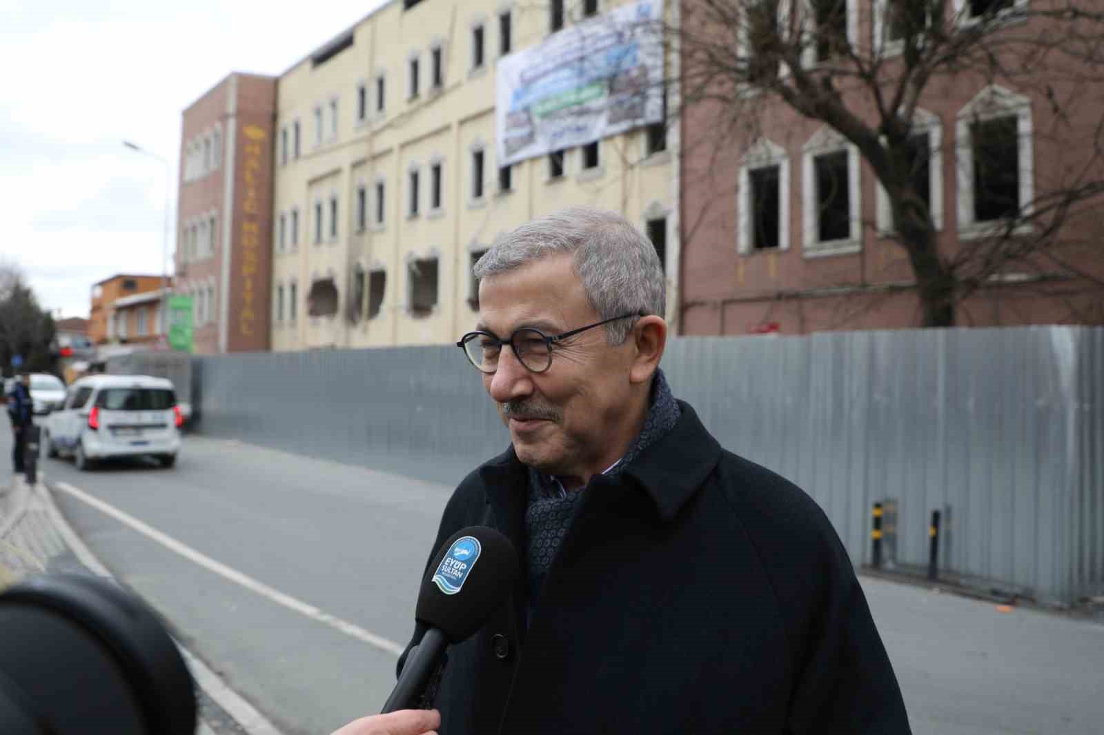 Alibeyköy Haliç Hospital binası yıkılıyor