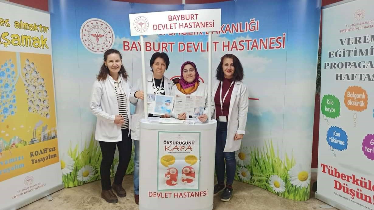 Bayburt’ta vatandaşlar verem hakkında bilgilendirildi