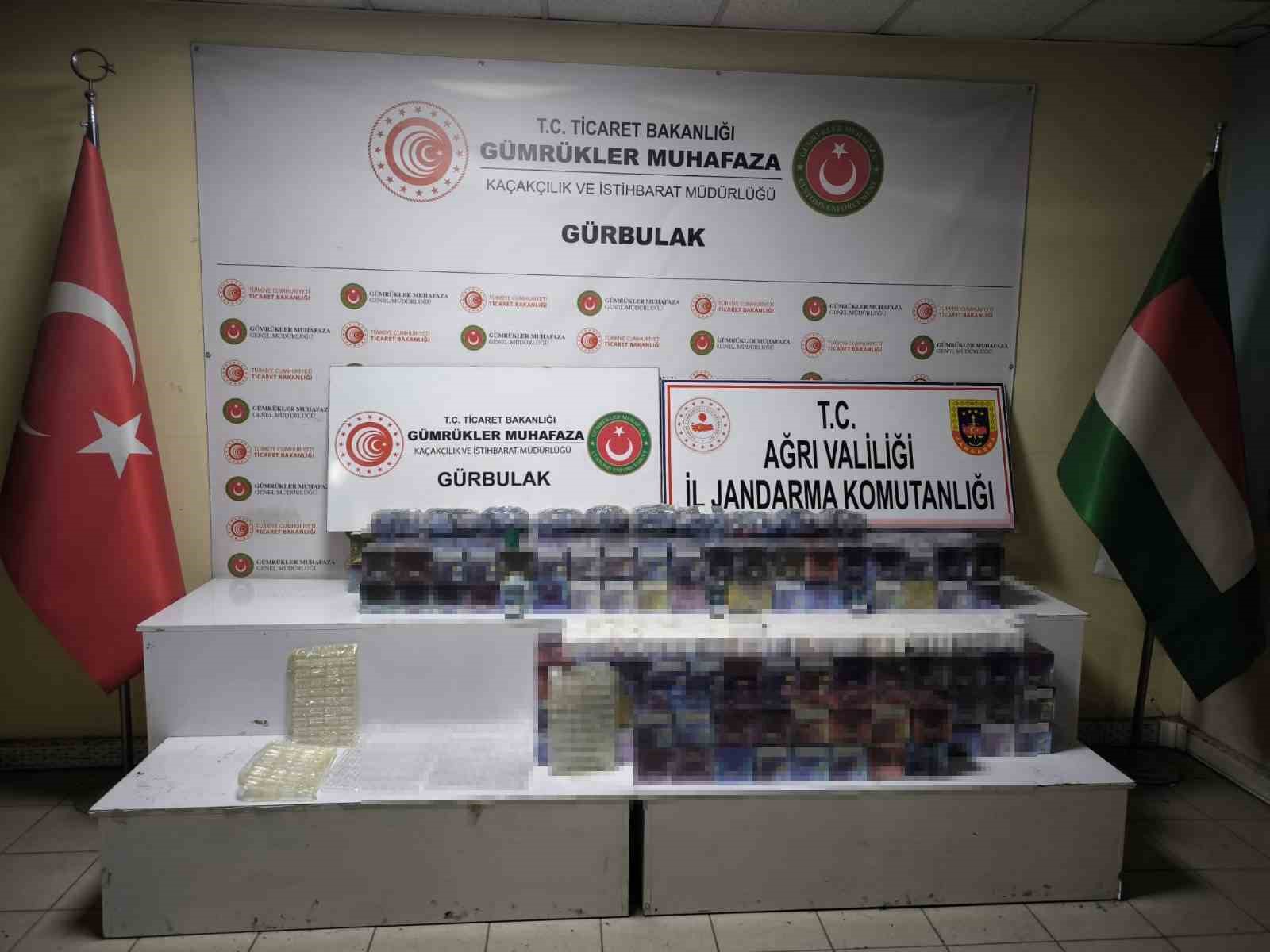 Ağrı’da 8 bin 564 paket kaçak sigara ele geçirildi