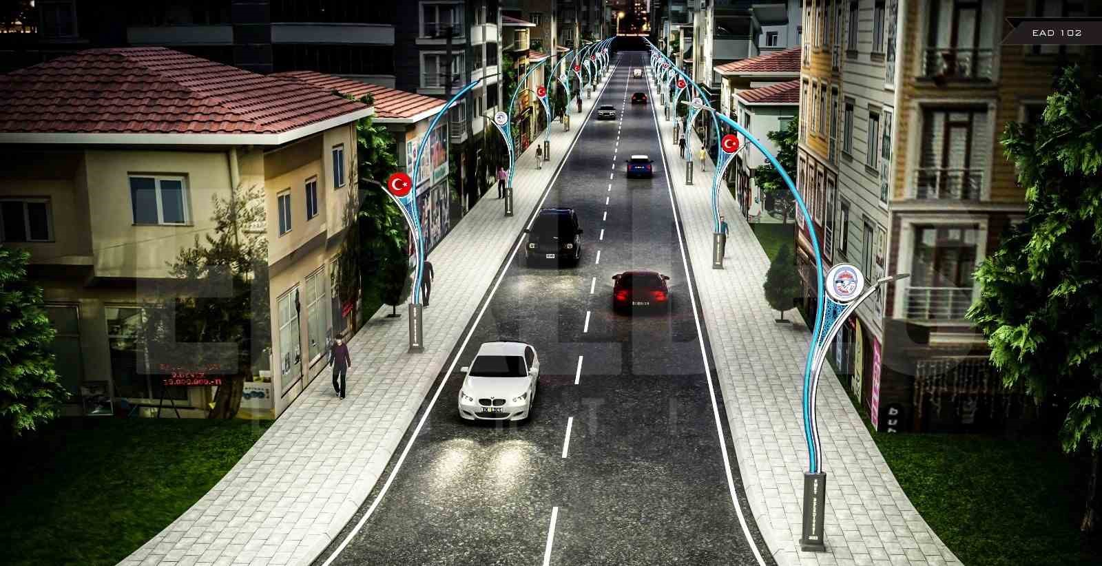 Emet sokakları led lambalarla aydınlatılacak