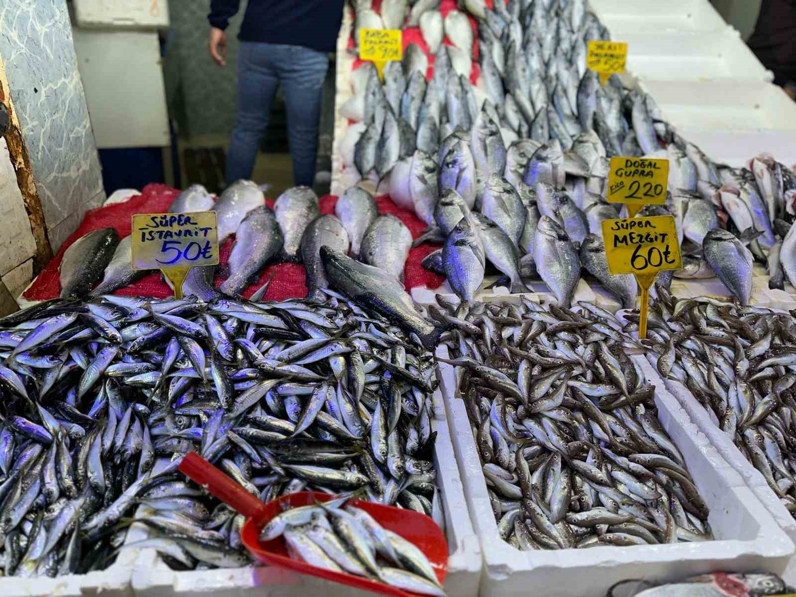 Havalar soğudu, balığa ilgi arttı
