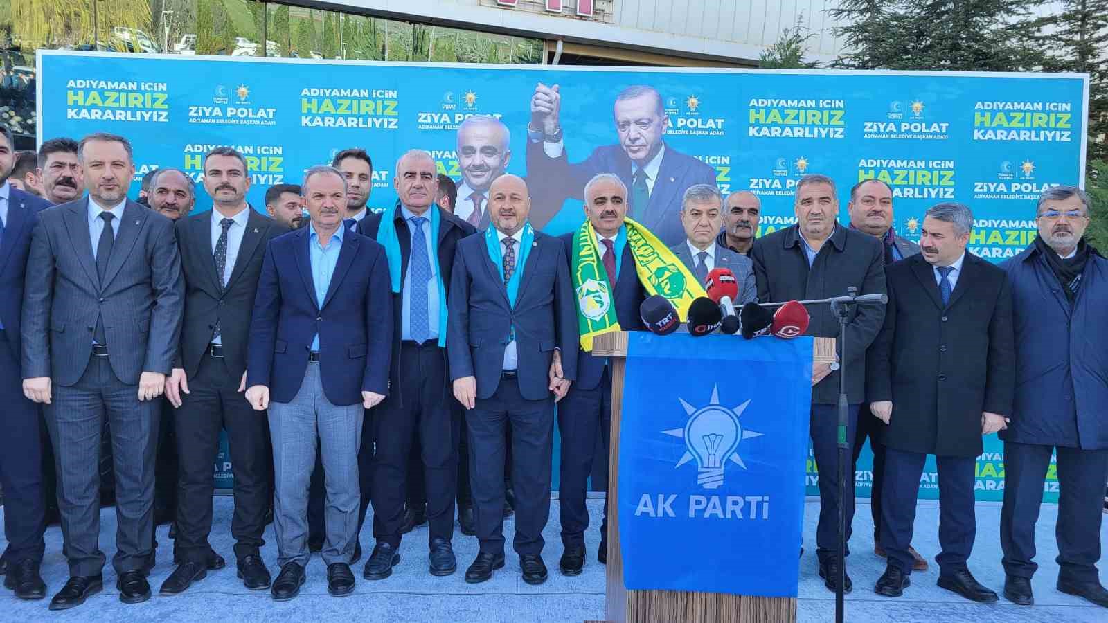 Cumhur İttifakı ve AK Parti Adayı Ziya Polat’a coşkulu karşılama