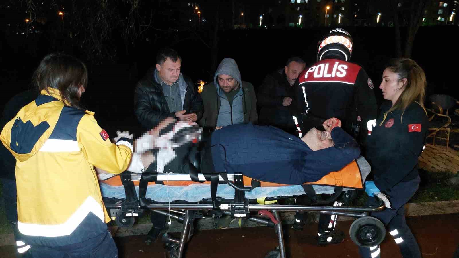 Irmak kenarında otururken silahlı saldırıya uğradı