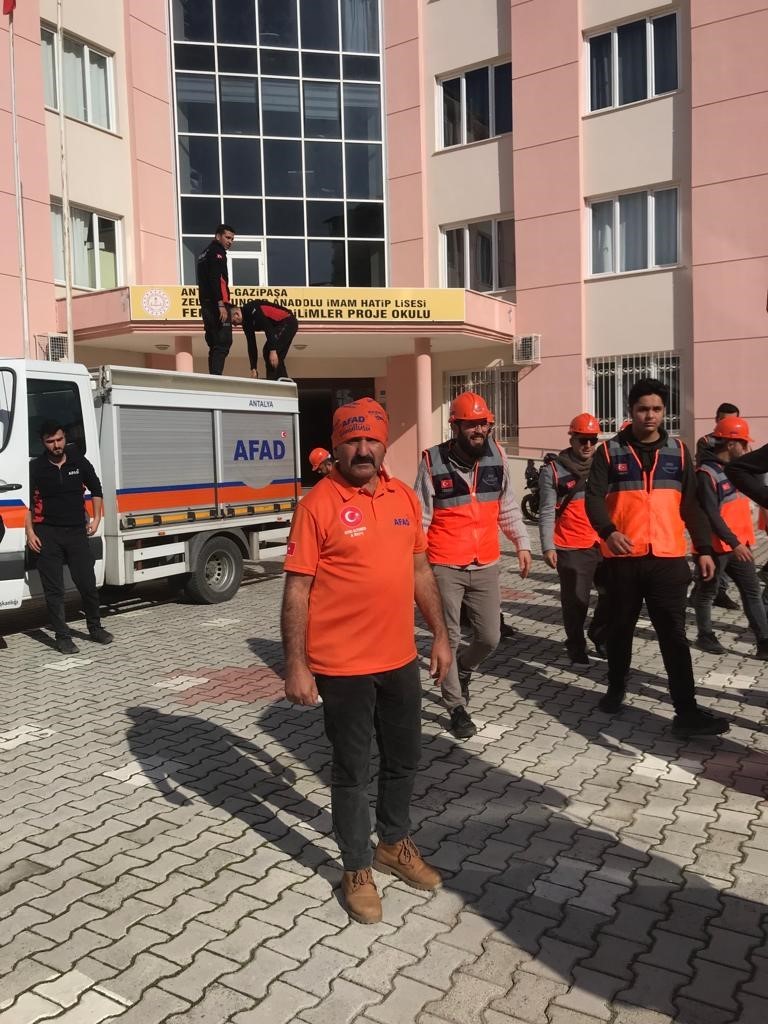 Gazipaşa&rsquo;da yangın tatbikatı
