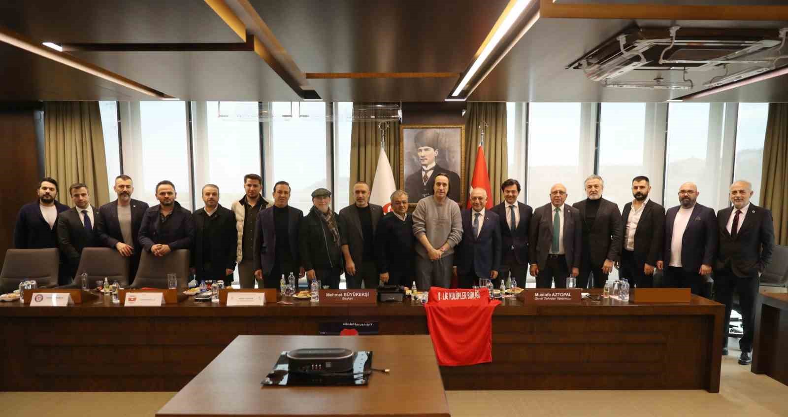 1. Lig Kulüpler Birliği, Riva’da toplandı 