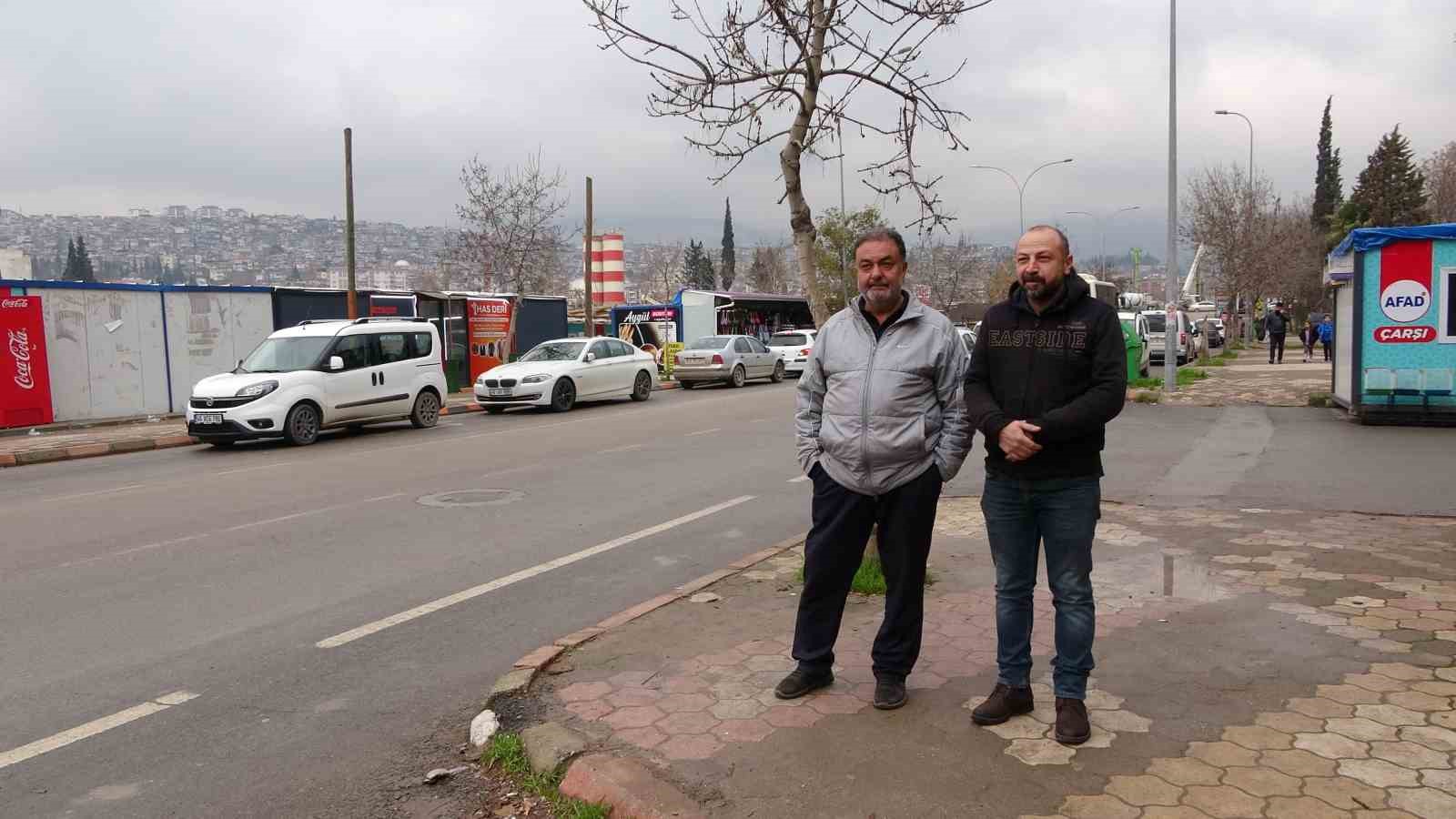 Konteyner çarşıda esnafın faaliyeti sürüyor
