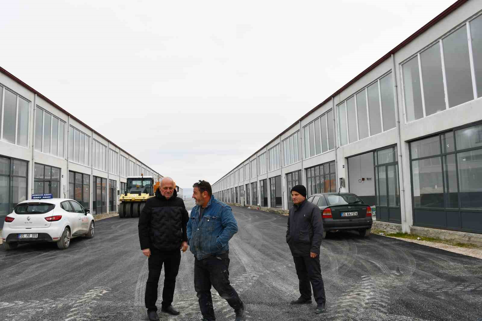 Vezirköprü galericiler sitesinde son rötuşlar
