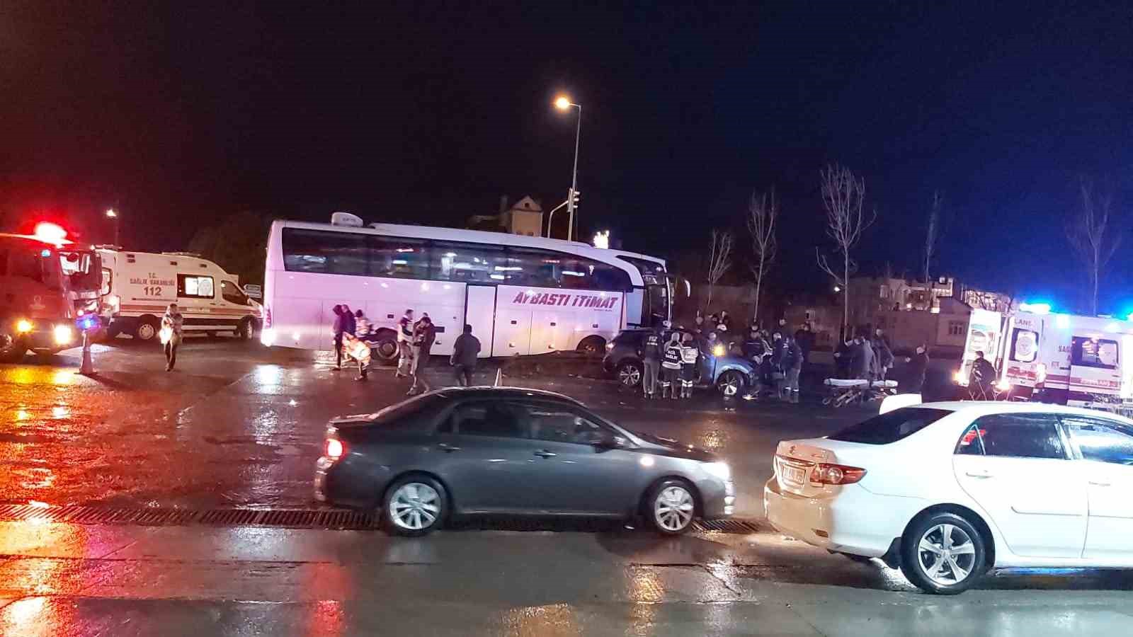 Ordu’da otobüs kazası: 1 yaralı