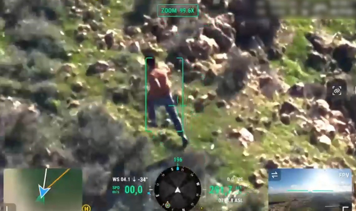 Kaçan hükümlü uyuşturucu taciri, dron yardımı ile yakalandı