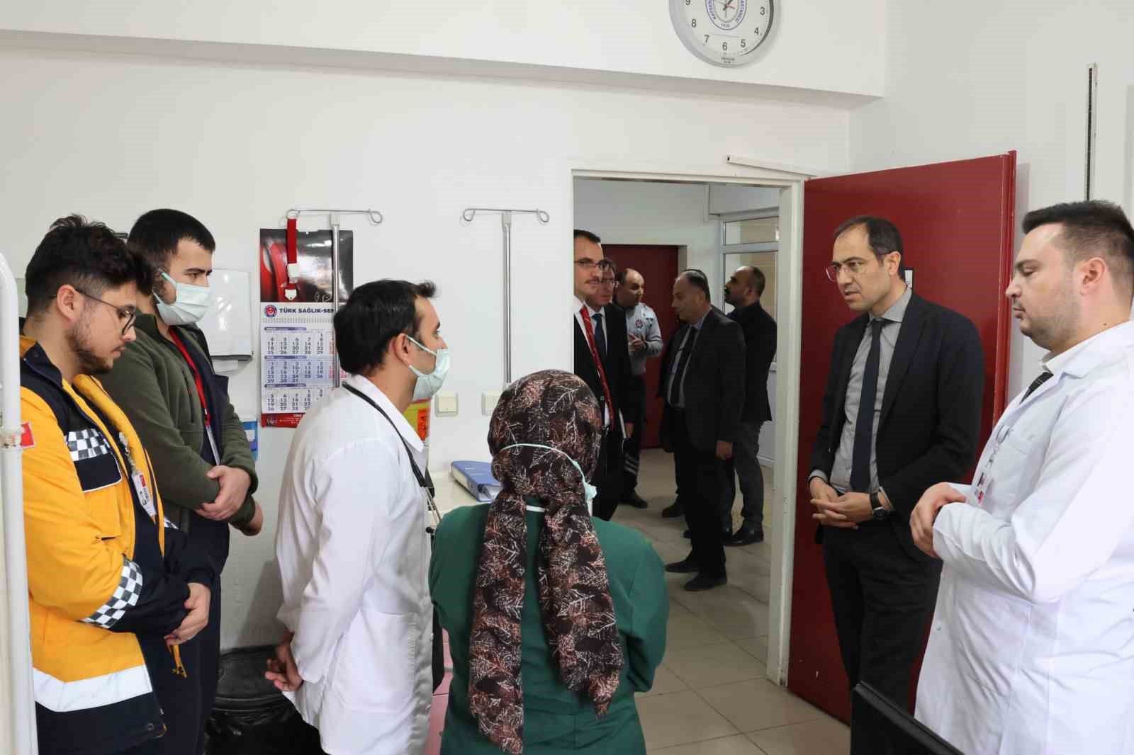 Sarıoğlan’da sağlık hizmetleri yerinde değerlendirildi