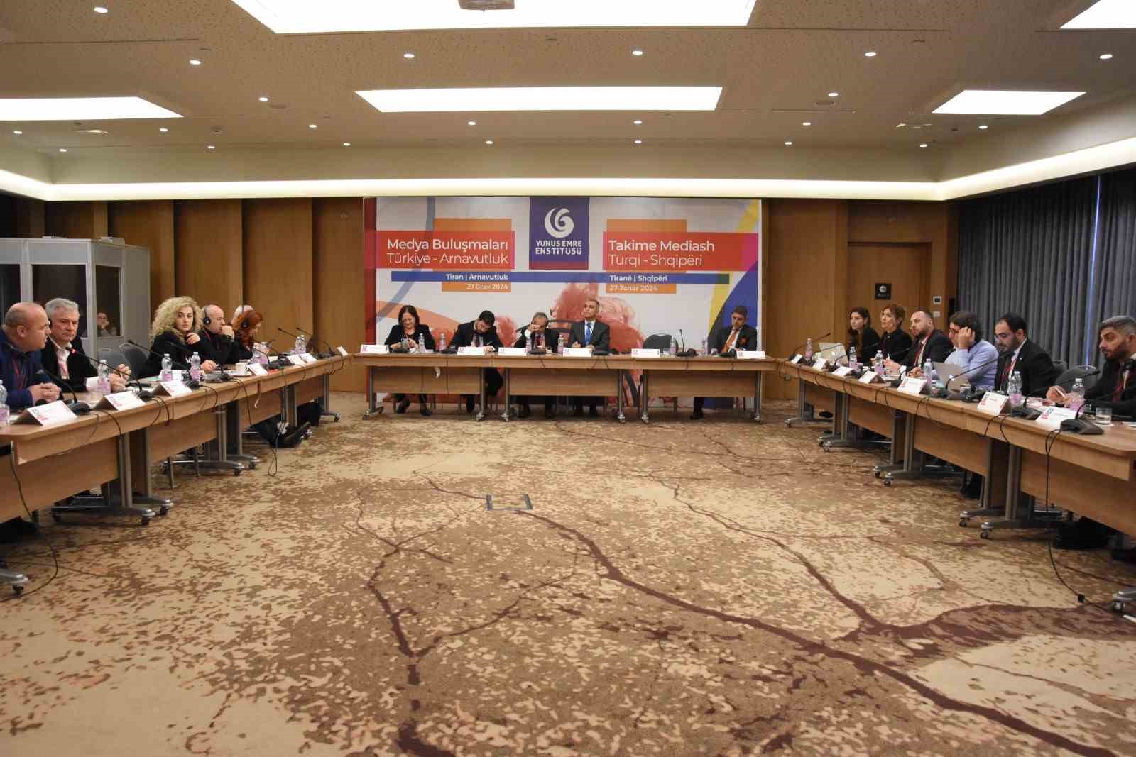 Tiran’da Türkiye-Arnavutluk medya buluşmaları gerçekleştirildi
