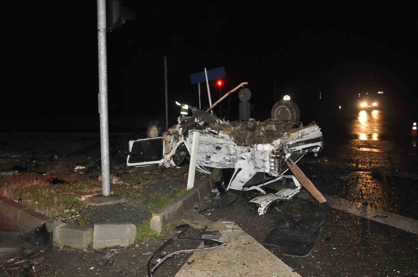 Tekirdağ&rsquo;da feci kaza: 2&rsquo;si ağır 5 yaralı 