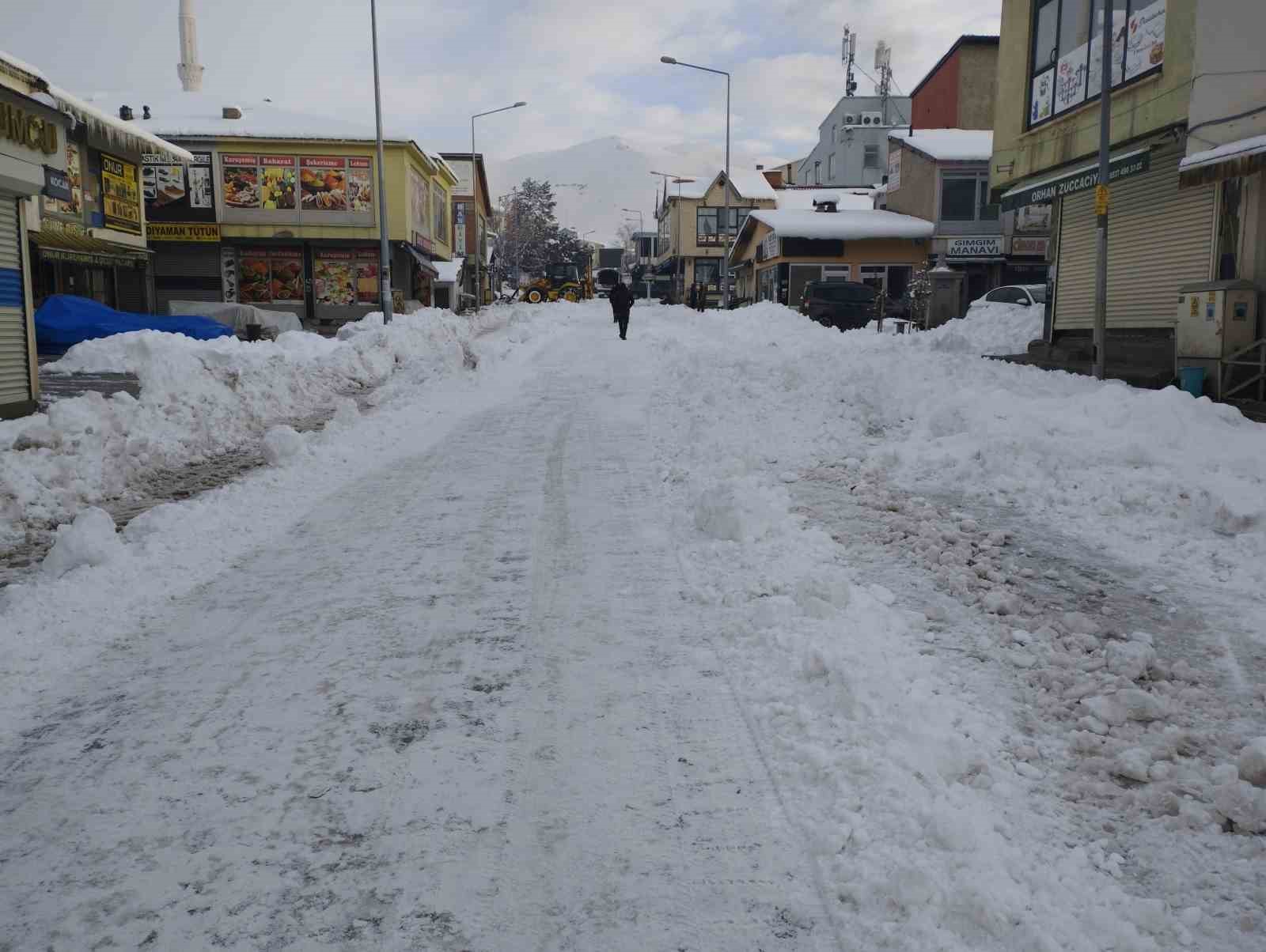 Varto’da karla mücadele çalışması