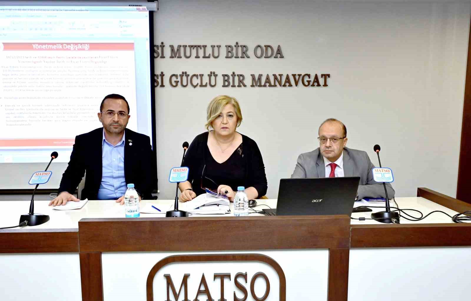 MATSO, üyelerini fiyat etiketi yönetmeliğiyle ilgili bilgilendirdi
