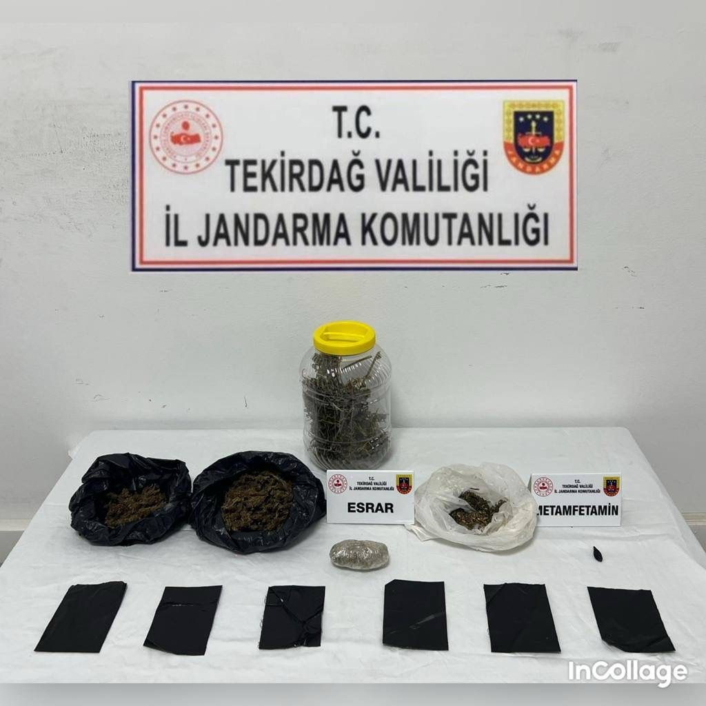 Tekirdağ&rsquo;da silah ve uyuşturucu operasyonu
