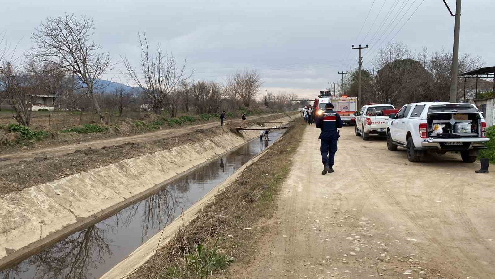 Aydın’da sulama kanalında ceset bulundu
