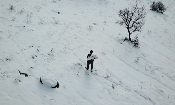 Tunceli’de kaçak avcı, drondan kaçamadı
