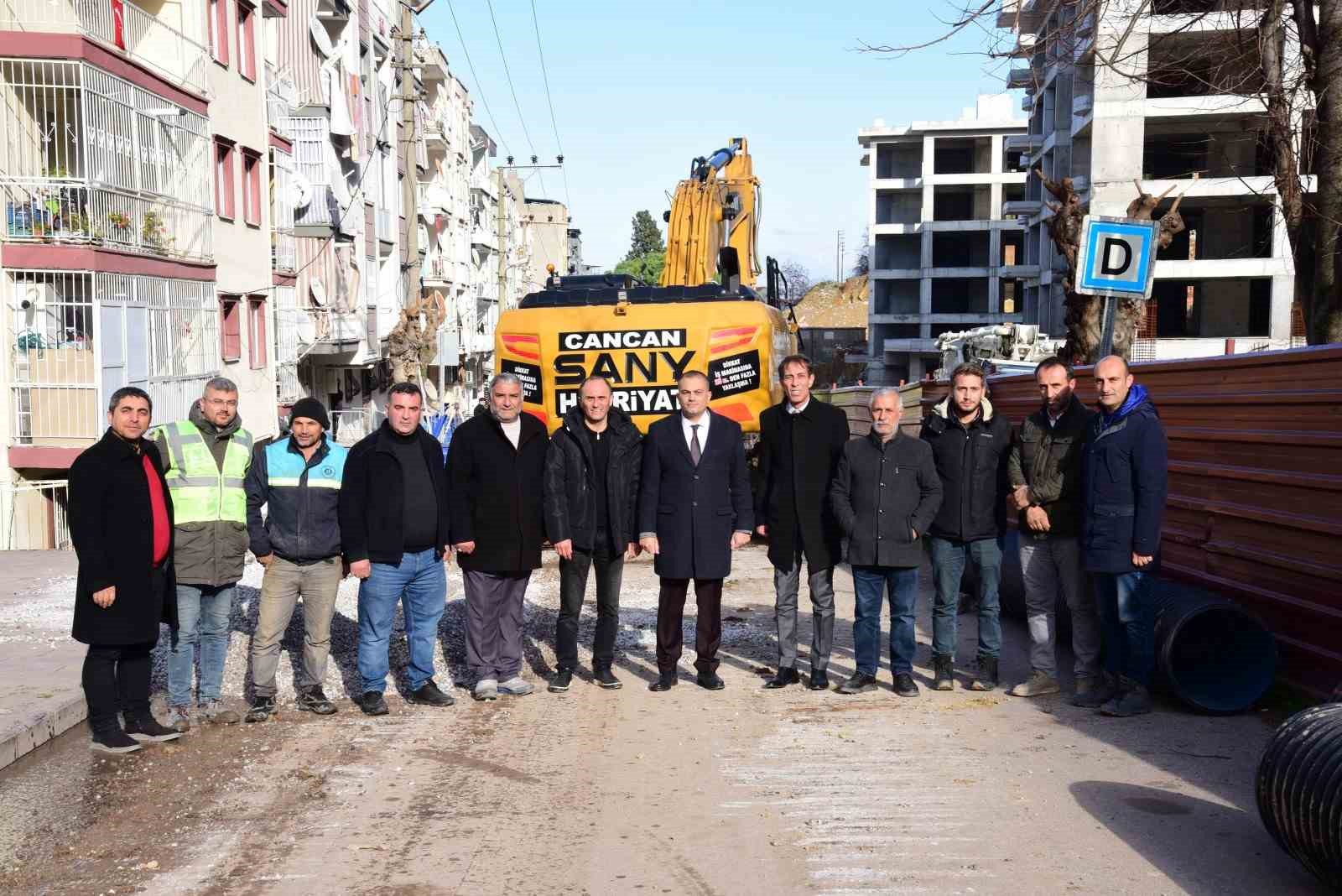Su taşkınlarını önleyecek çalışmaya yerinde inceleme

