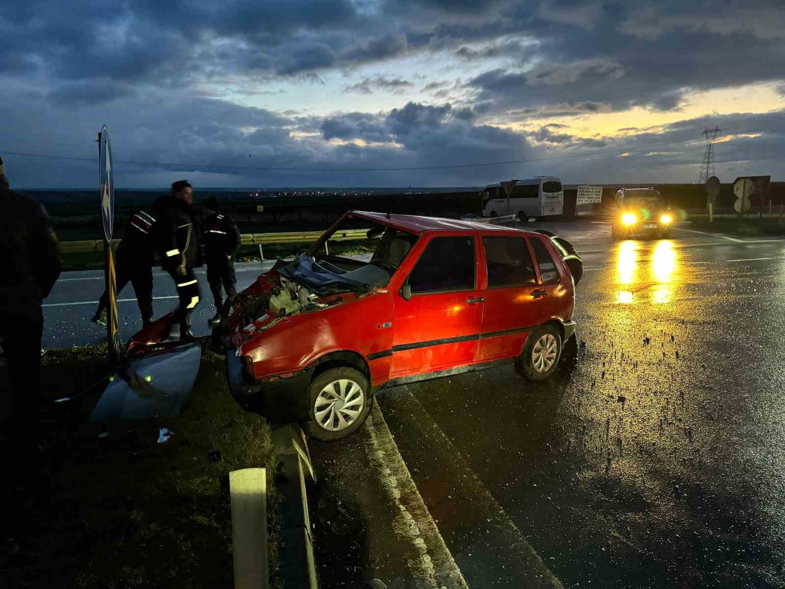 Lüleburgaz’da trafik kazası: 1 yaralı