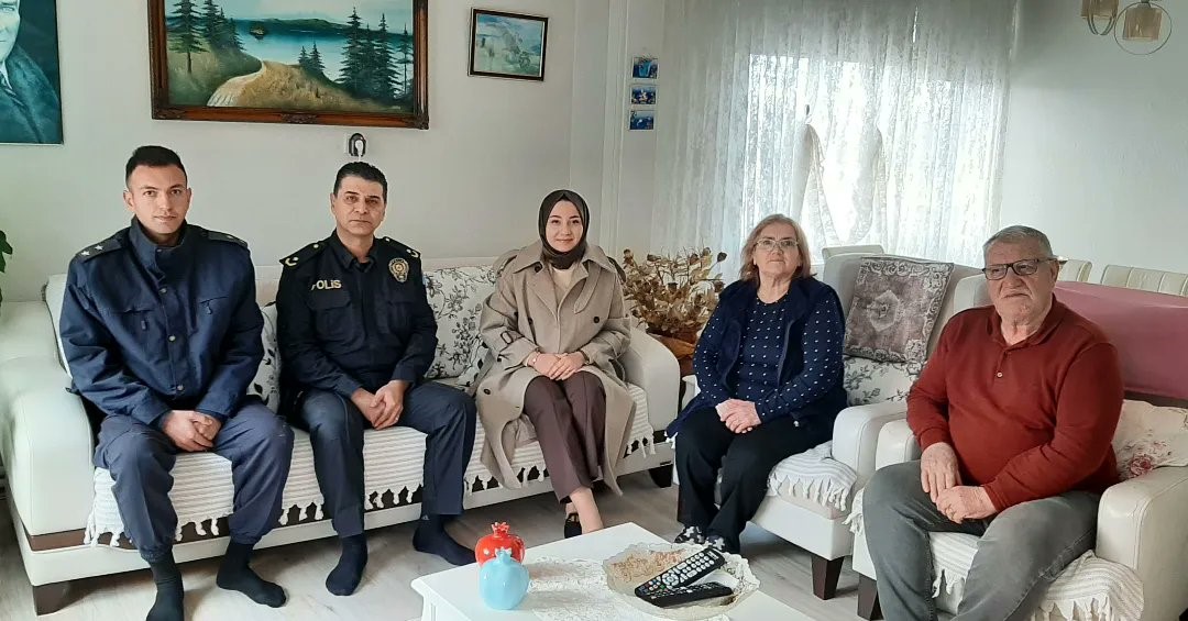 Kaymakam Çanakçıoğlu’ndan gazilere ziyaret