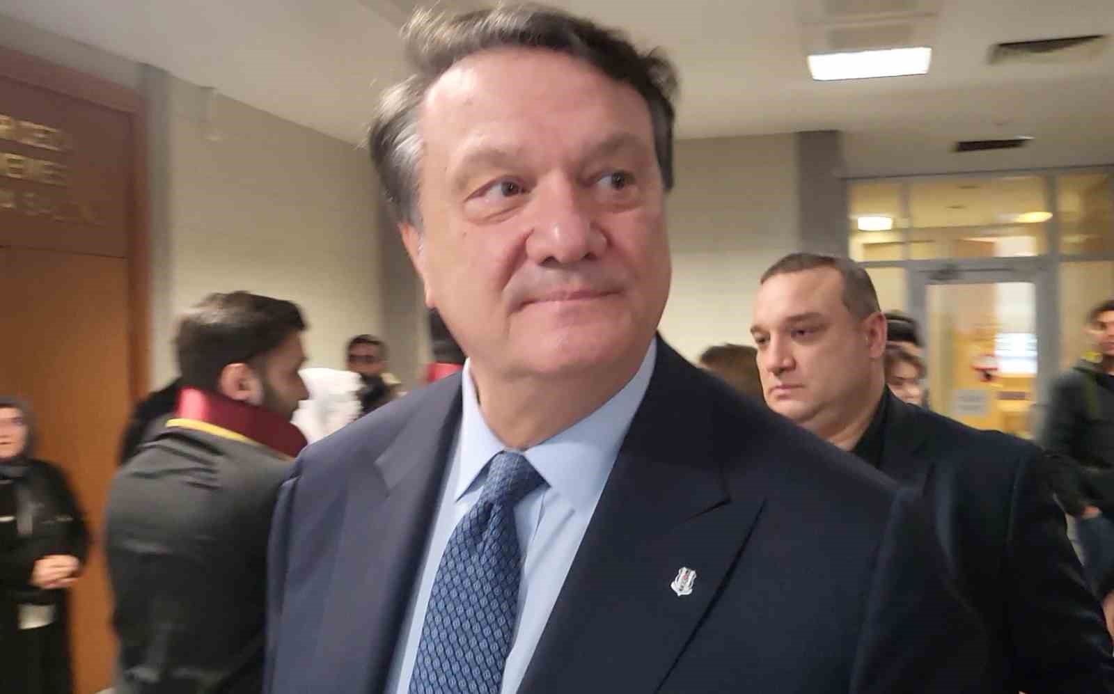 Çarşı davasına izleyici olarak katılan BJK Başkanı Hasan Arat: "İnşallah bir an önce biter’’