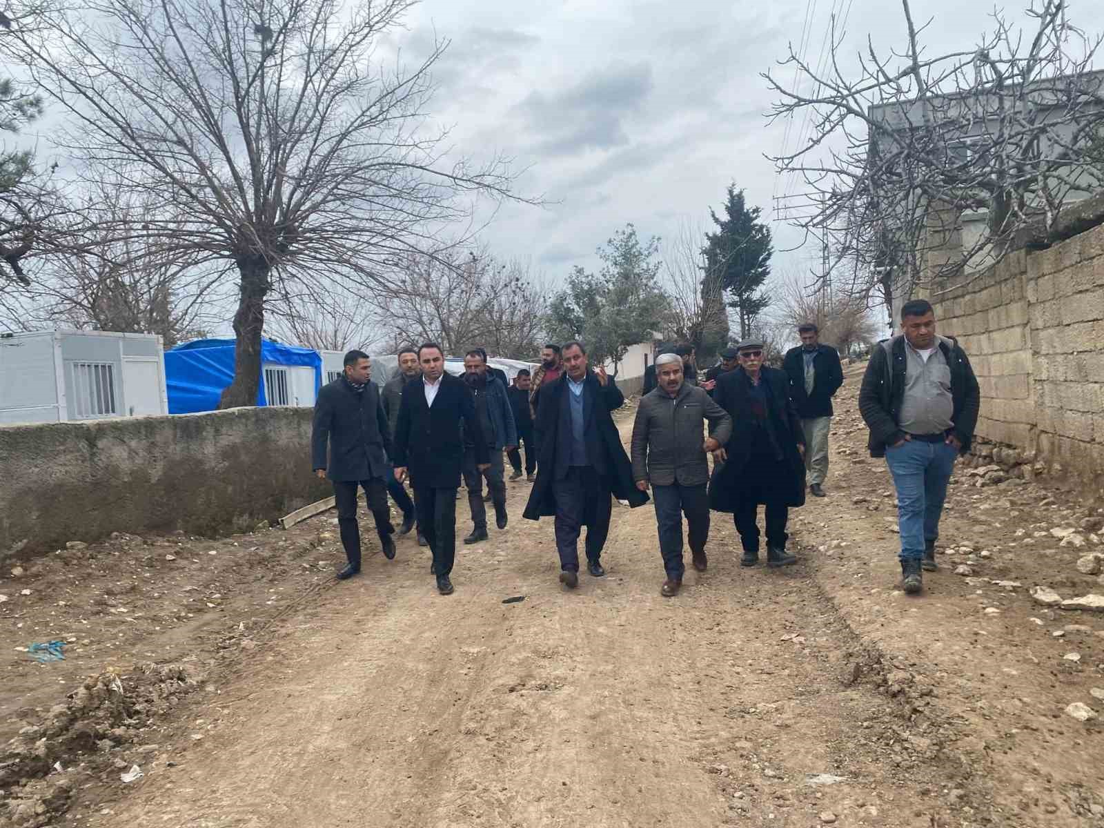 Kaymakam Partal, incelemelerde bulundu
