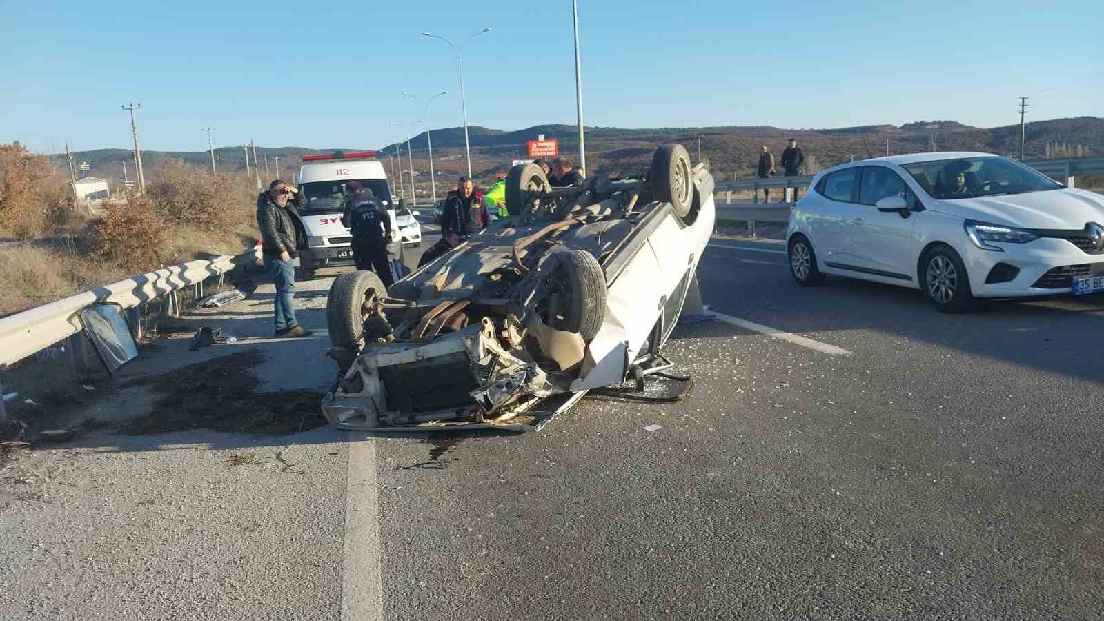 Tavşanlı’da trafik kazası: 1 yaralı