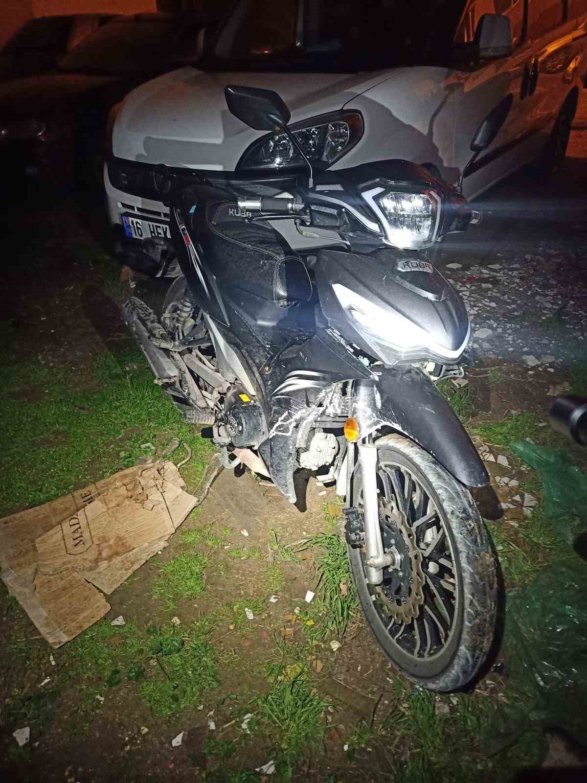 Bandırma’da motosiklet hırsızlarına suçüstü