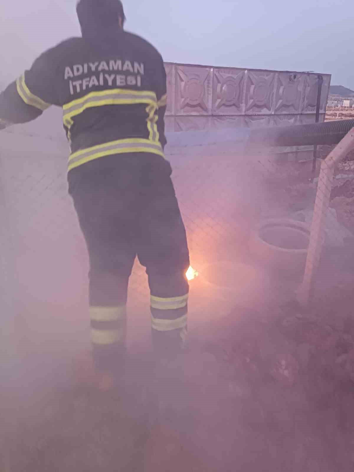 Jeneratörde çıkan yangın kısa sürede söndürüldü
