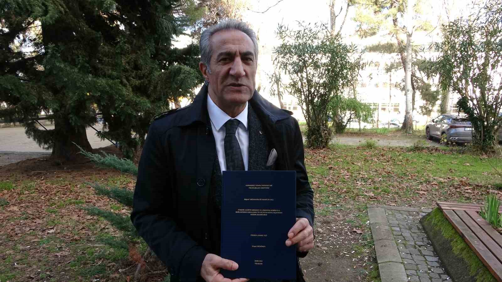 Prof. Dr. Şeref Oruç : "Samsun’dan Sarp’a kadar uzanacak demiryolu projesi bölgeye önemli avantajlar sağlayacak"