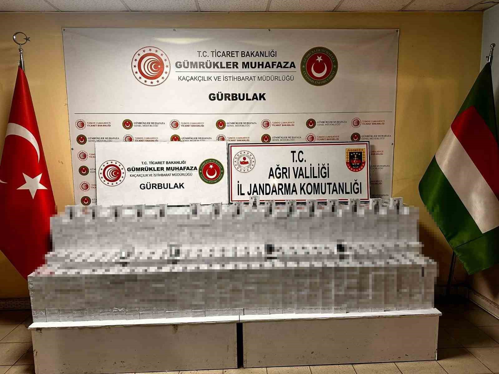 Ağrı’da kaçak sigara operasyonu: 10 gözaltı