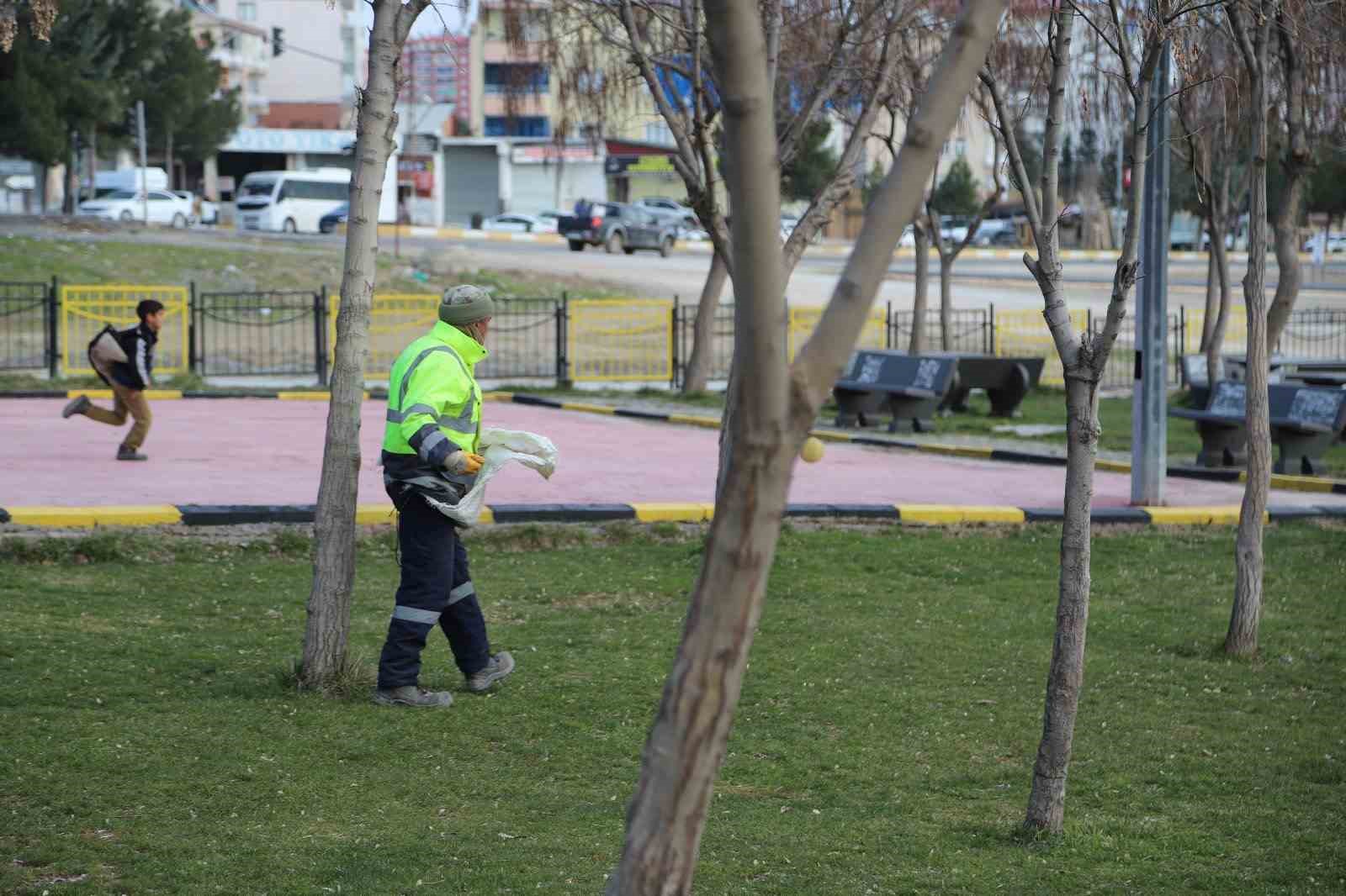 Ergani’de park ve yeşil alan çalışması
