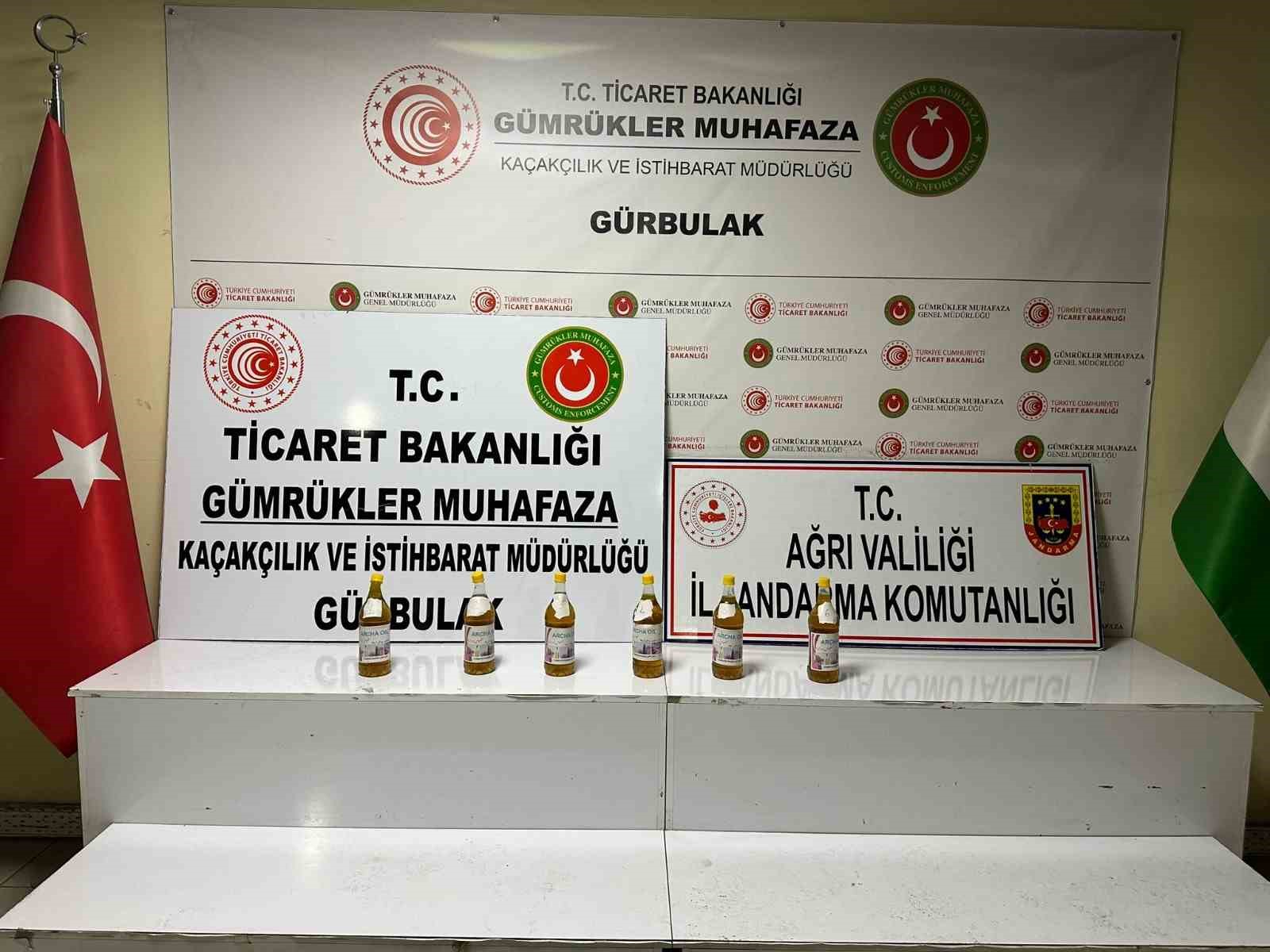 Gürbulak Gümrük Kapısı’nda yağ şişeleri içinde 6 tonu aşkın metamfetamin yakalandı