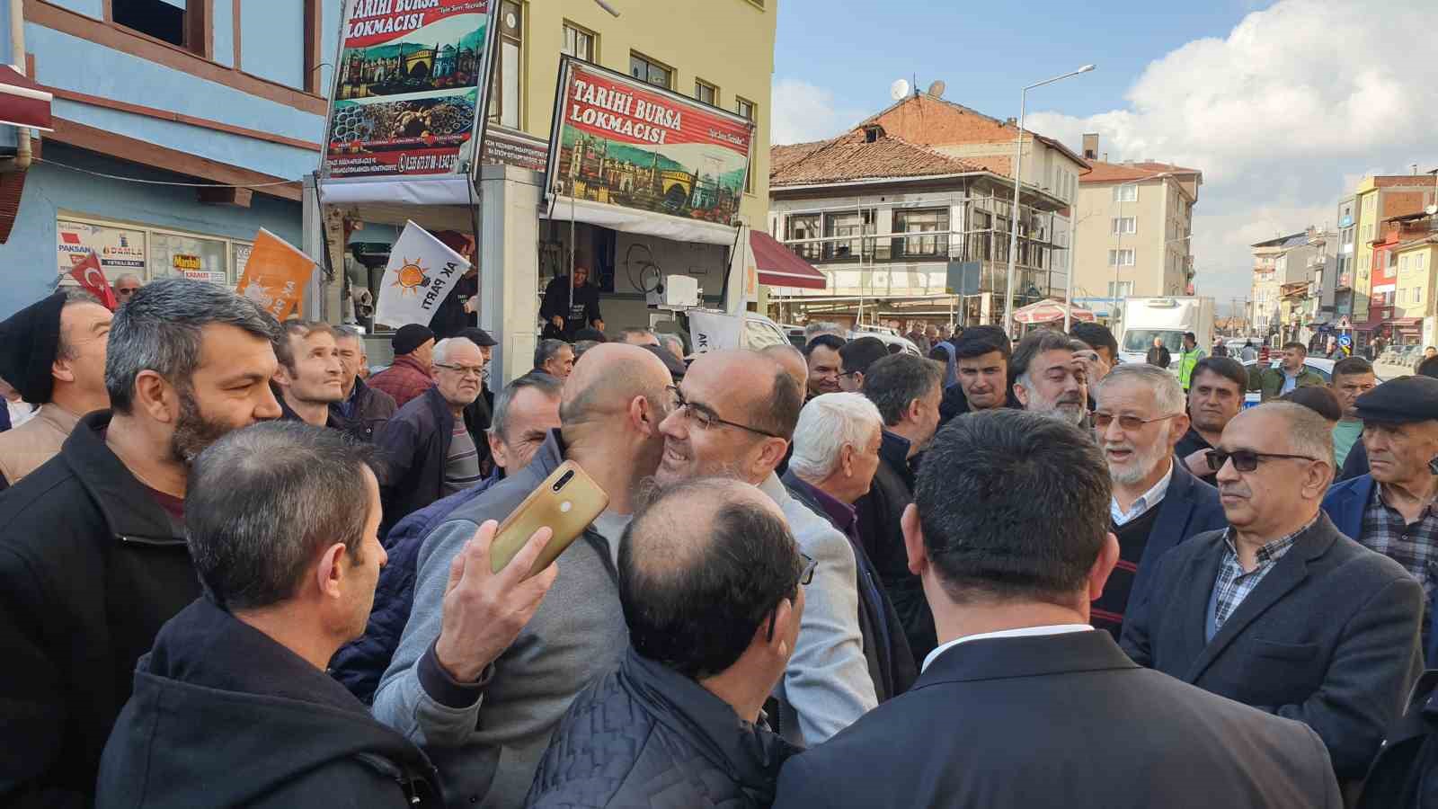 Orhaneli&rsquo;de Başkan Adayı Tayır, Coşkusu
