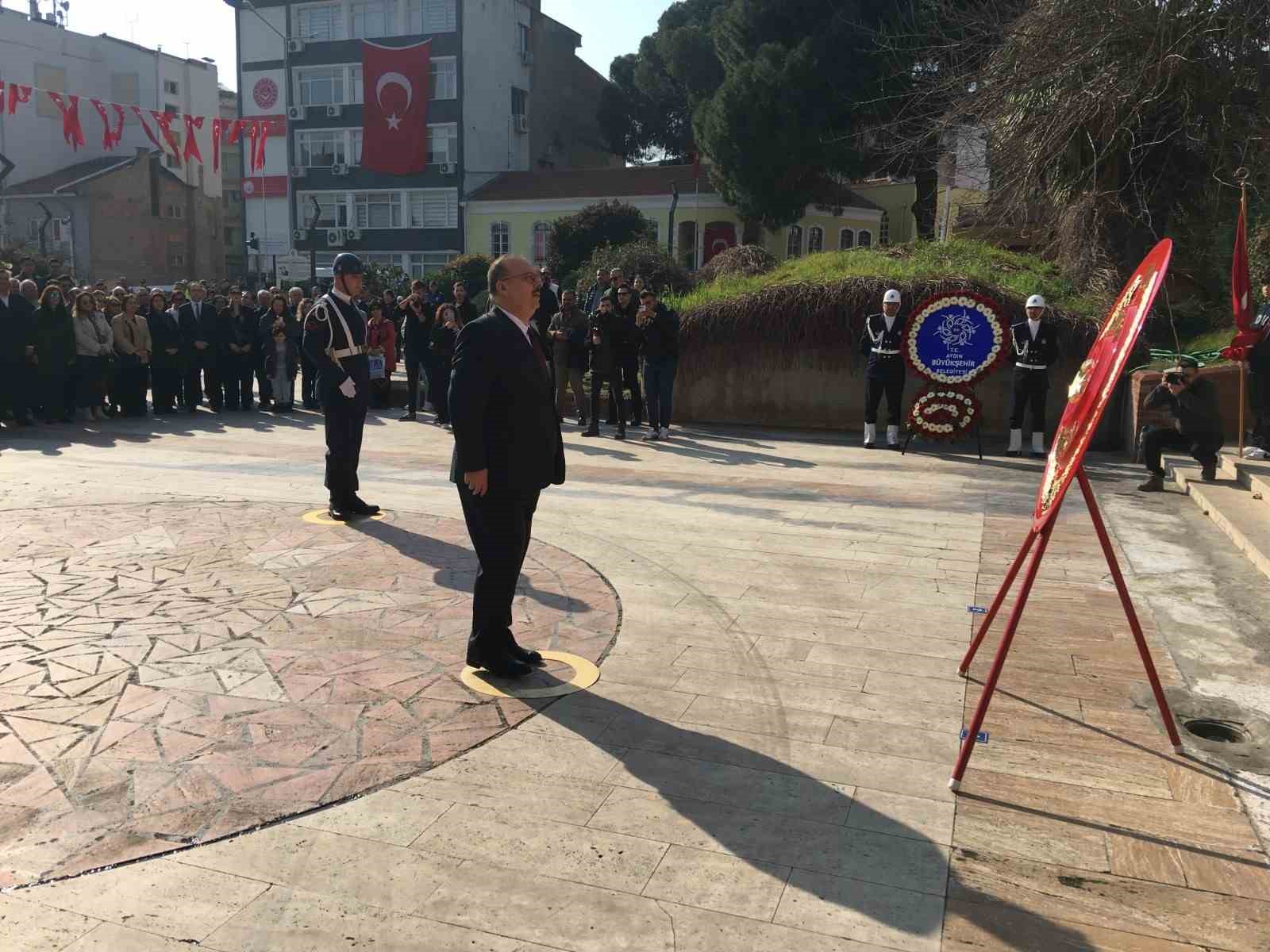 Atat&uuml;rk&rsquo;&uuml;n Aydın&rsquo;a gelişinin 93&rsquo;&uuml;nc&uuml; yıld&ouml;n&uuml;m&uuml; kutlandı
