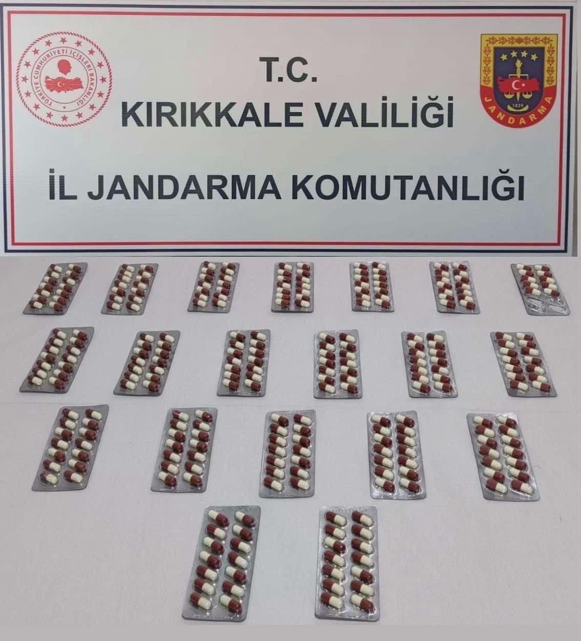 Kırıkkale’de üzerinde uyuşturucu hap bulunduran şahıs tutuklandı