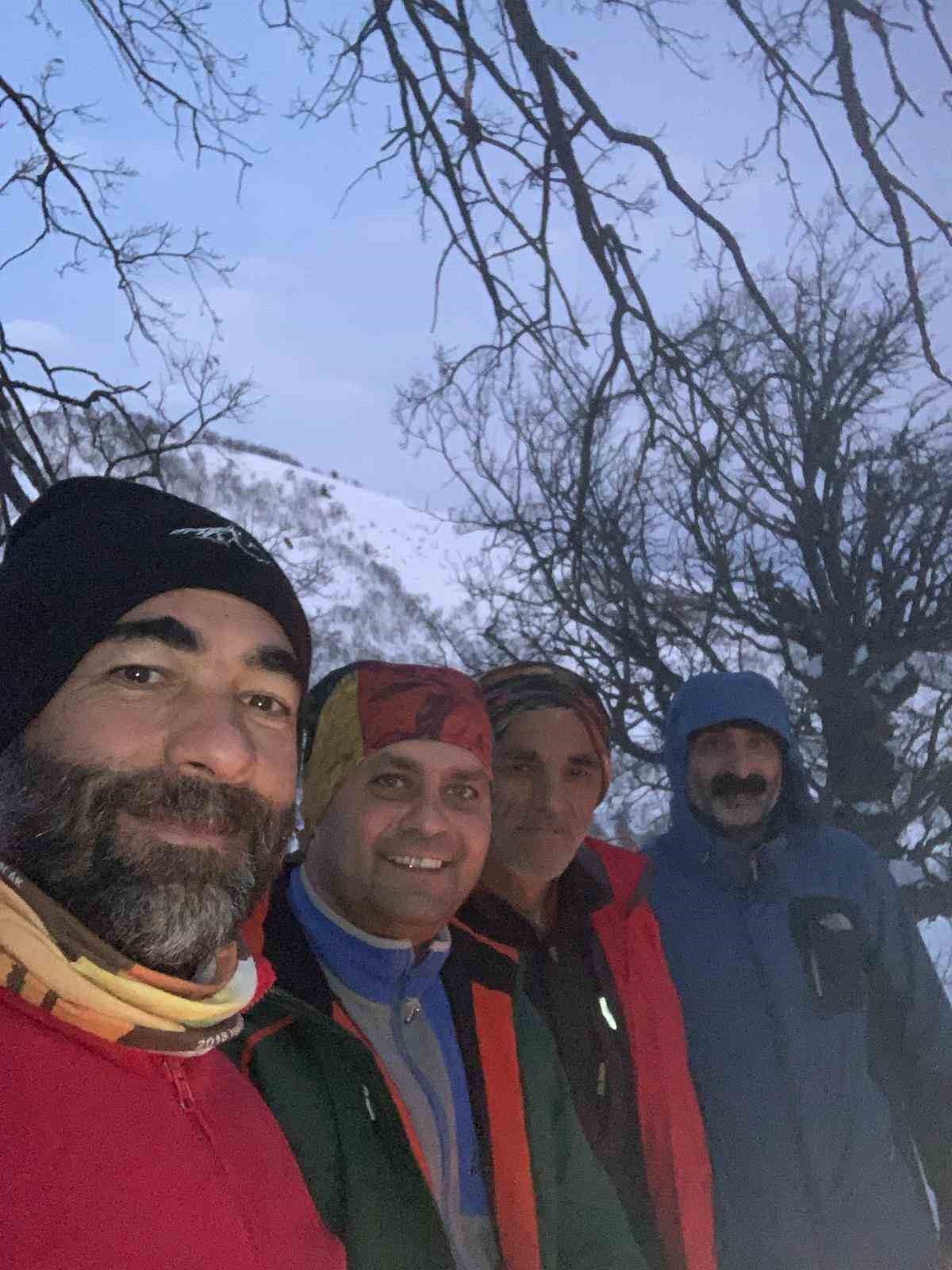 Tunceli’de, eksi 23 derecede çadırlı kamp