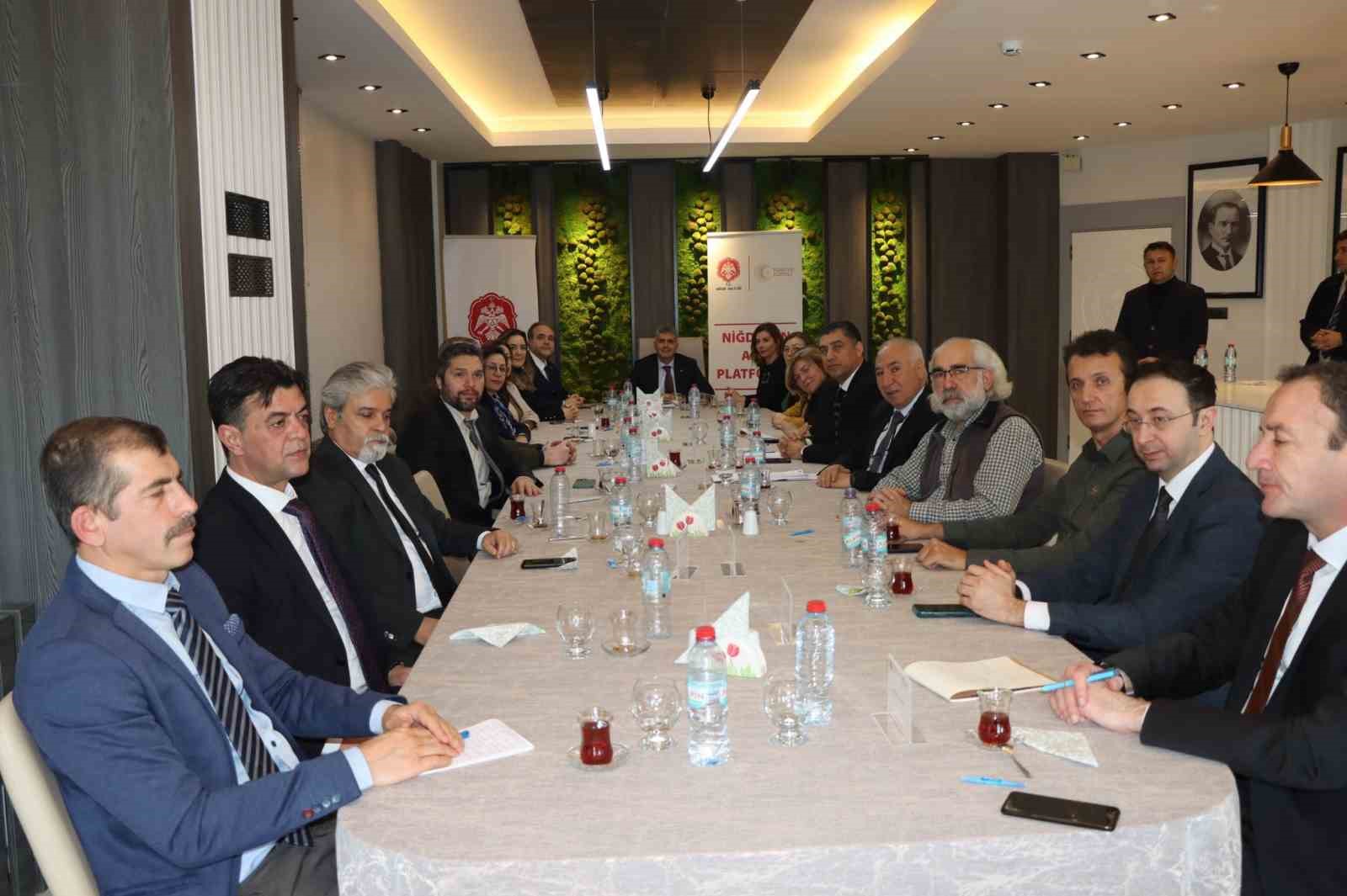 Niğde’de Ortak Akıl Buluşmaları’nın ilki gerçekleştirildi