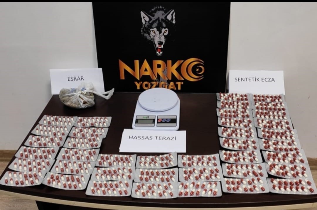 Yozgat’ta uyuşturucu operasyonunda bir zanlı tutuklandı