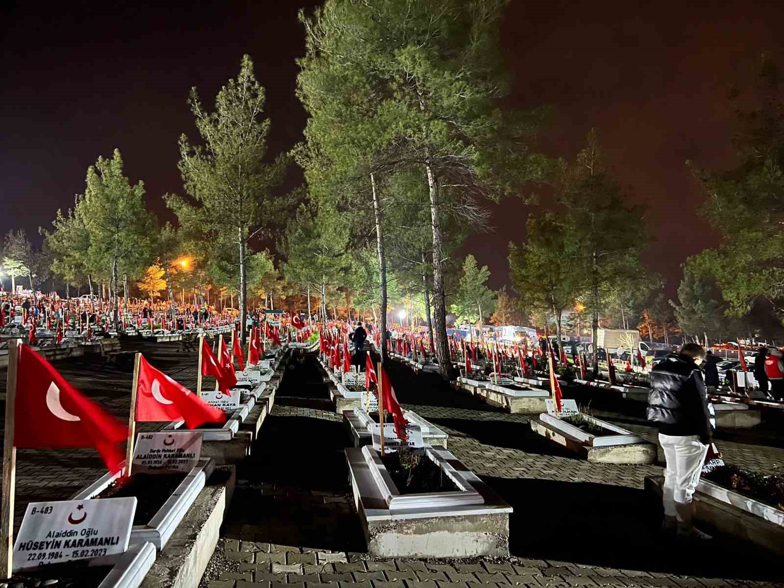 Depremzedeler 04.17’de yakınlarını andı