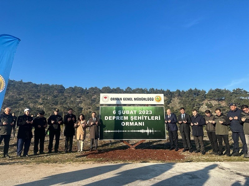 &Ccedil;anakkale&rsquo;de 6 Şubat 2023 Deprem Şehitleri Ormanı Kuruldu
