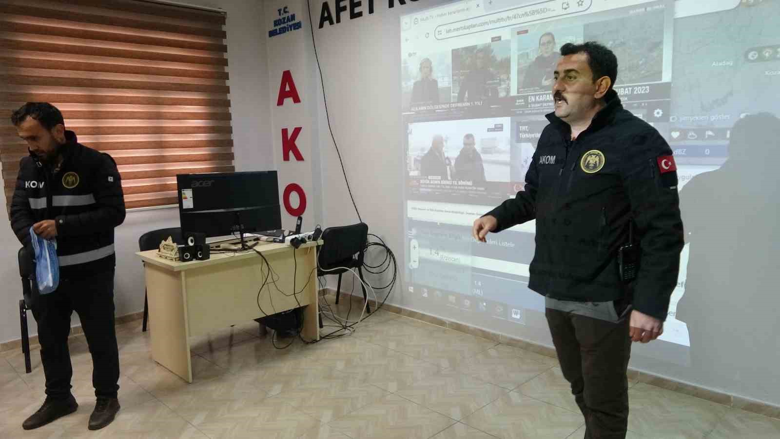 Depremin yıl dönümde AKOM’un önemi anlatıldı